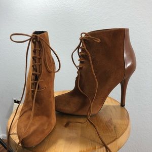 Stella Luna Lace Up Ankle Booties